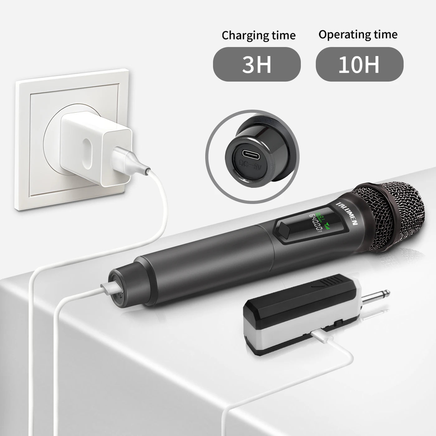 K60 Dual Wireless Handheld Vocal Microphone