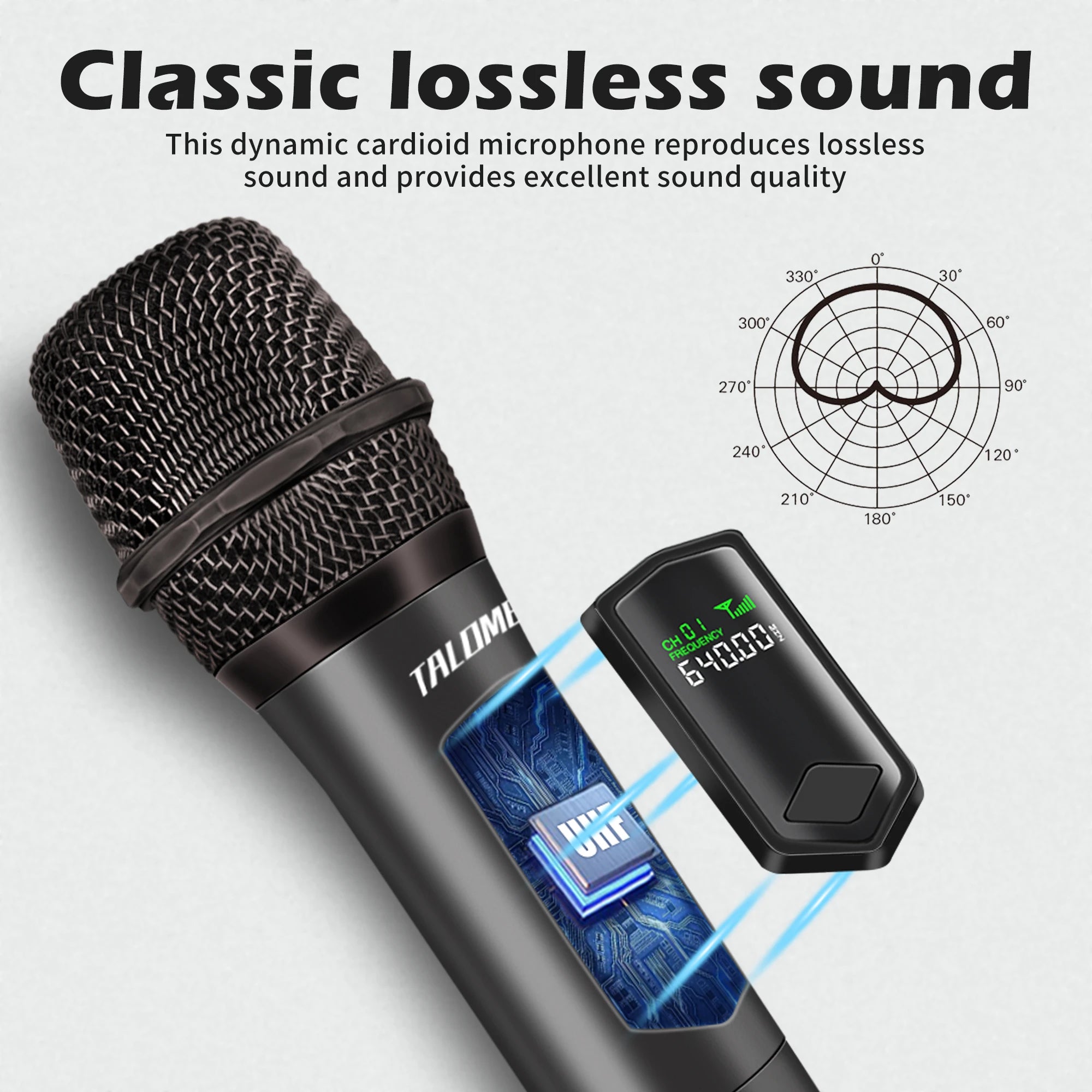 K60 Dual Wireless Handheld Vocal Microphone