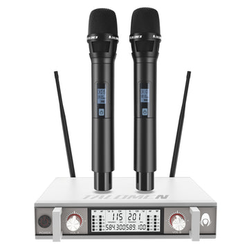 Talomen K120 | Système de microphone sans fil UHF professionnel
